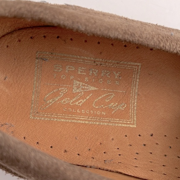 NEW MEN’S SPERRY TOP-SIDERS TAN SUEDE LOAFERS Size 9 1/2 M - Picture 5 of 7